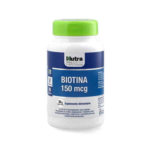 Biotina Plus 150mcg x 90 Capsulas