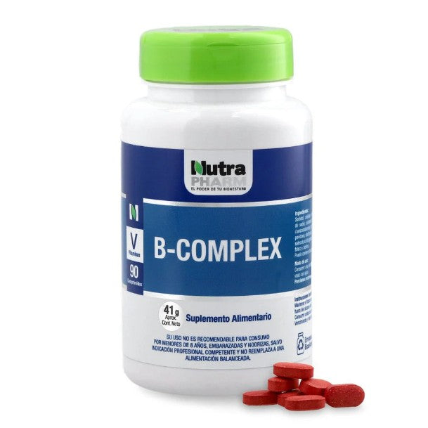 B Complex x 90 Capsulas - NUTRAPHARM - Farmacias San Martín