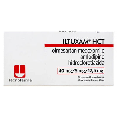 ILTUXAM HCT 40MG / 5MG / 12.5MG X 28 COMPRIMIDOS RECUBIERTOS