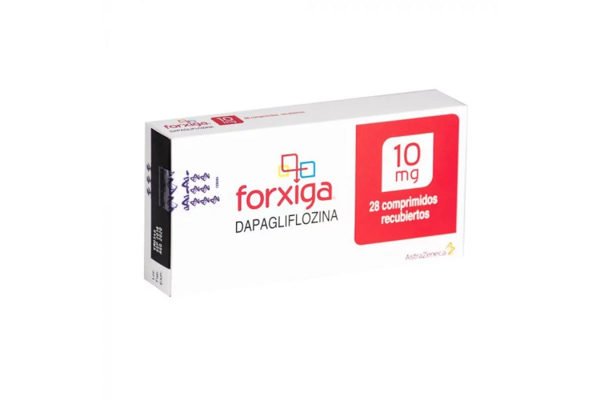 Forxiga 10mg x 28 Comprimidos Recubiertos - ASTRAZENECA - Farmacias San Martín