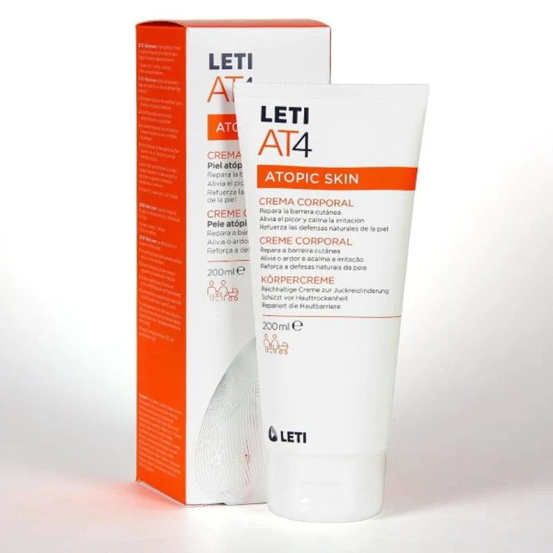 Leti At4 Crema Corporal Piel Atopica x 200 ml - BAGO - Farmacias San Martín