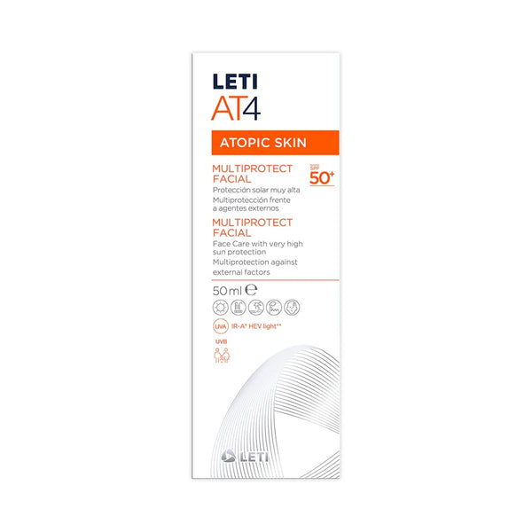 Leti At4 Atopic Skin Facial Multiprotector 50fps 50ml