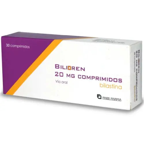Bilidren Com 20 mg x 30 - FAES FARMA - Farmacias San Martín