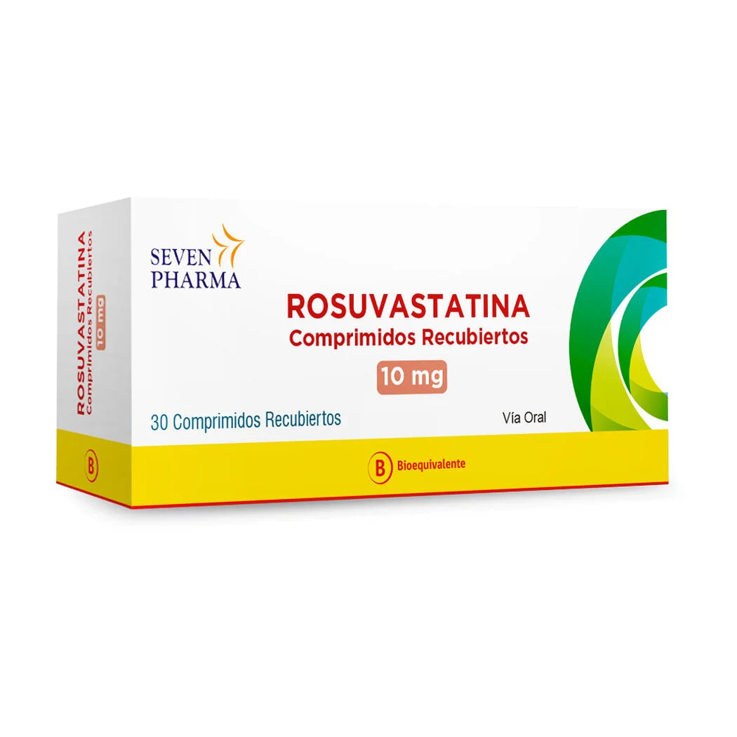 ROSUVASTATINA 10MG X 30 COMPRIMIDOS RECUBIERTOS