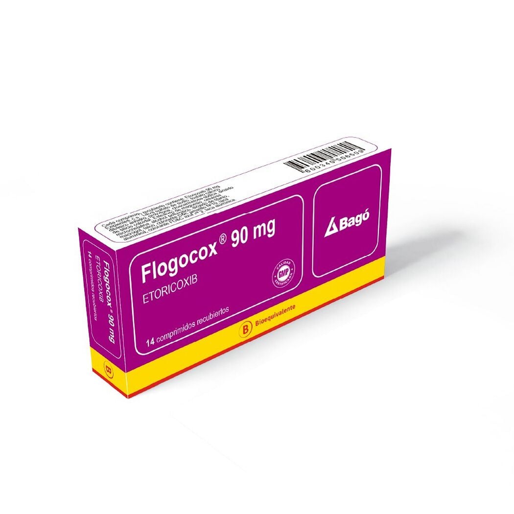 Flogocox 90mg x 14 Comprimidos Recubiertos - BAGO - Farmacias San Martín
