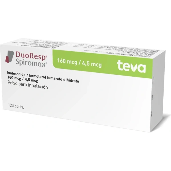 Imagen del producto Duoresp 160/4.5 mcg Polvo Para Inhalación 120 Dosis de TEVA