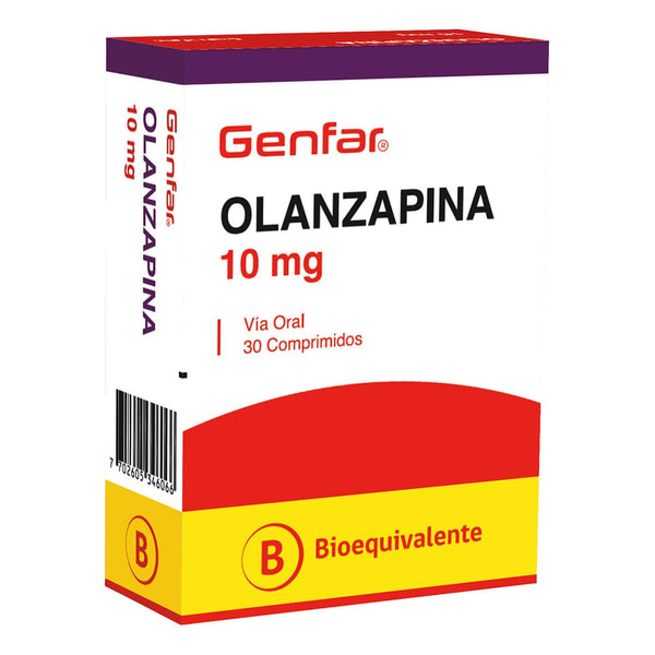 Olanzapina 10 mg x 30 Comp