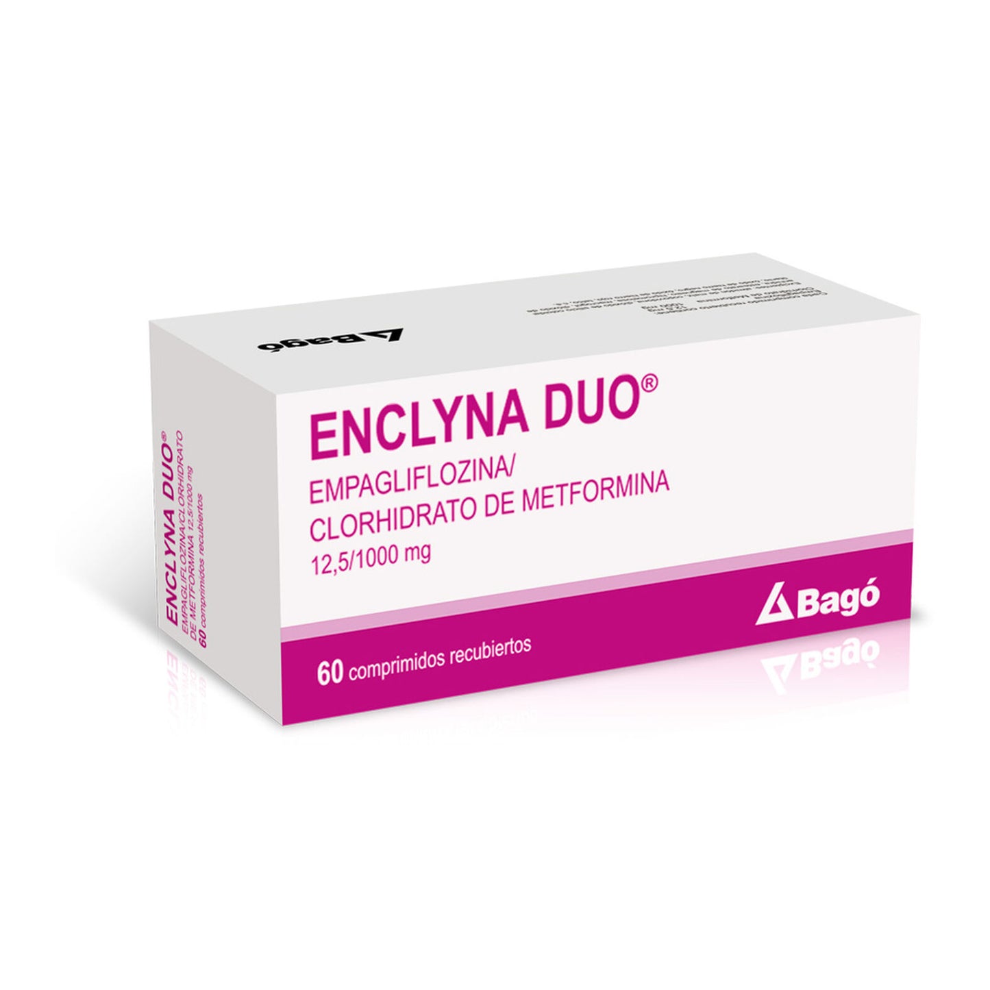 Enclyna Duo 12.5mg / 1000mg X 60 Comprimidos Recubiertos - Farmacias San Martín
