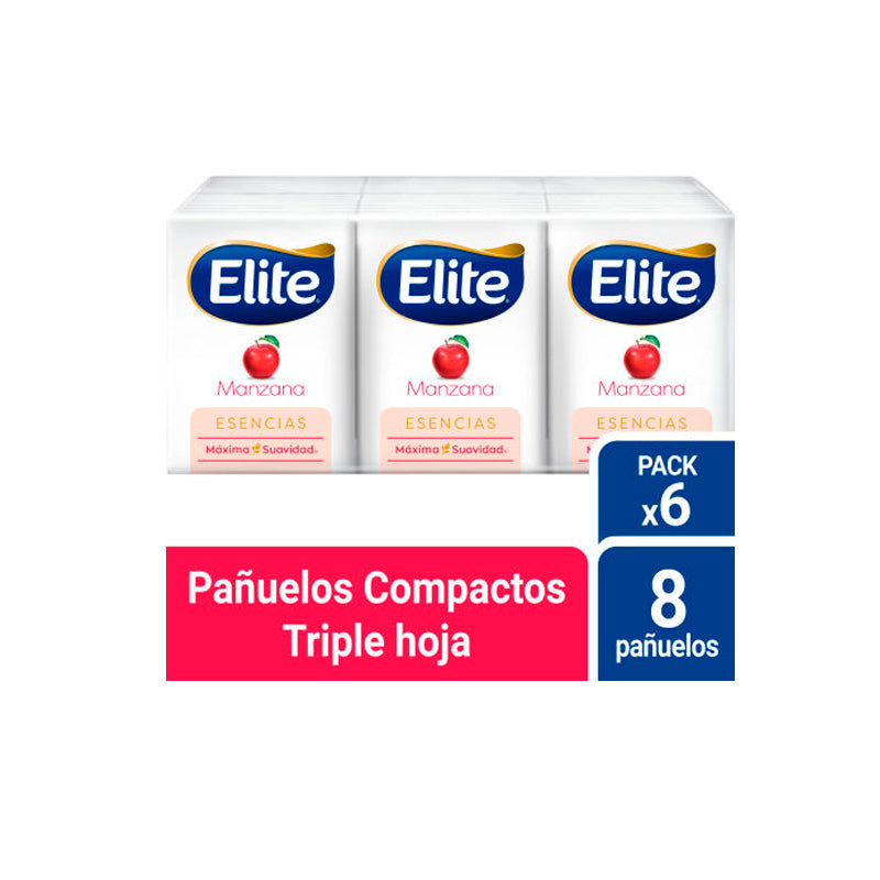 Elite Pañuelo Desechable con Aroma Manzana x 6 - ALITE - Farmacias San Martín