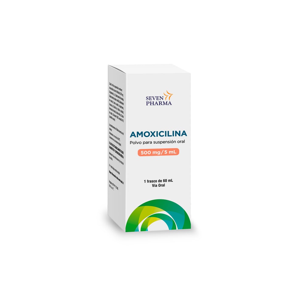 Imagen del producto Amoxicilina 500 mg/mL Suspension Oral 60 mL de HETERO