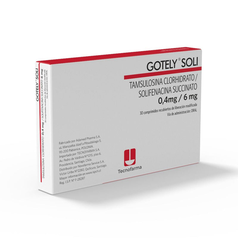 GOTELY SOLI 0.4MG / 6MG X 30 COMPRIMIDOS RECUBIERTOS DE LIB PROLONG