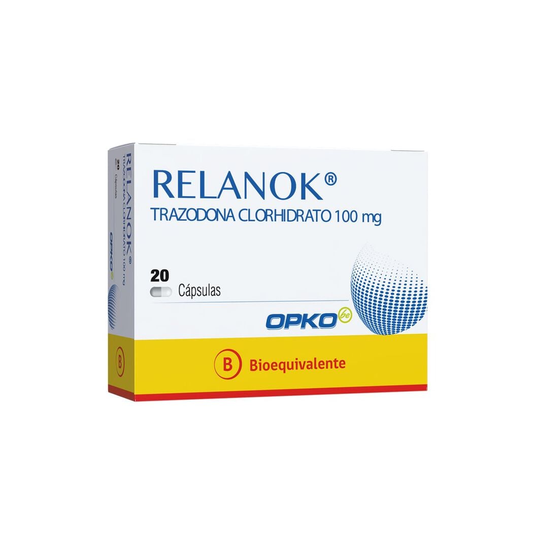Imagen del producto Relanok 100 mg x20 cáps. de OPKO