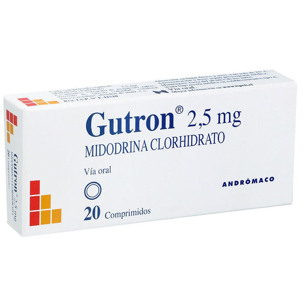 Gutron 2.5 mg x 20 Comp