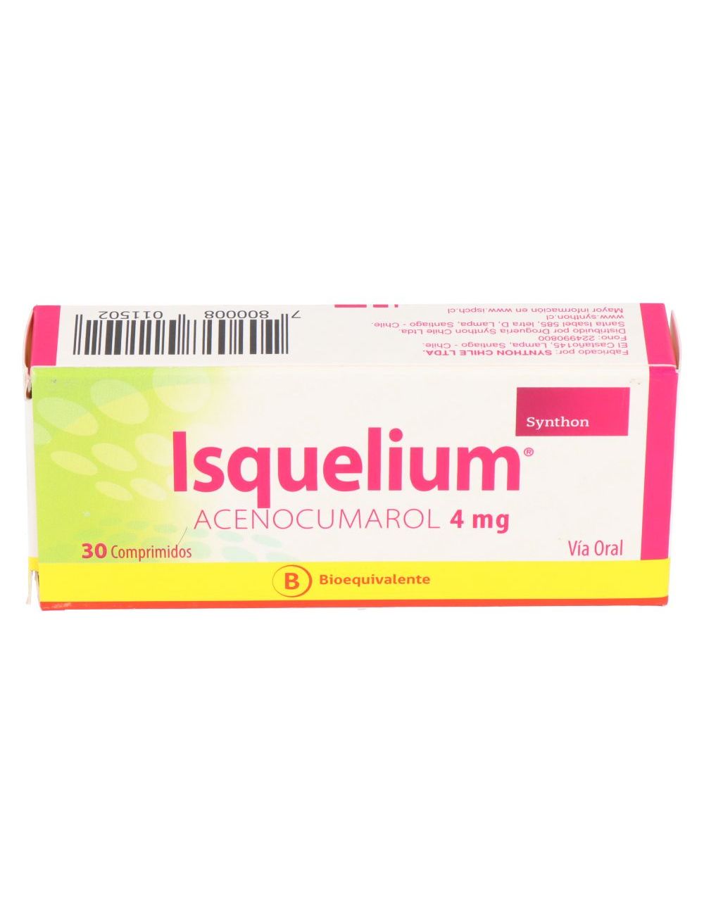 Isquelium 4Mg X 30 Comprimidos - Synthon