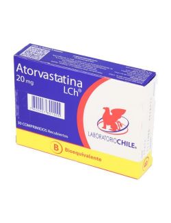 Atorvastatina 20mg x 30 Comprimidos Recubiertos