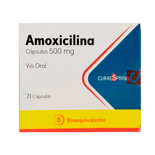 Imagen del producto Amoxicilina 500 mg x21 cáps. de CURAESPRING