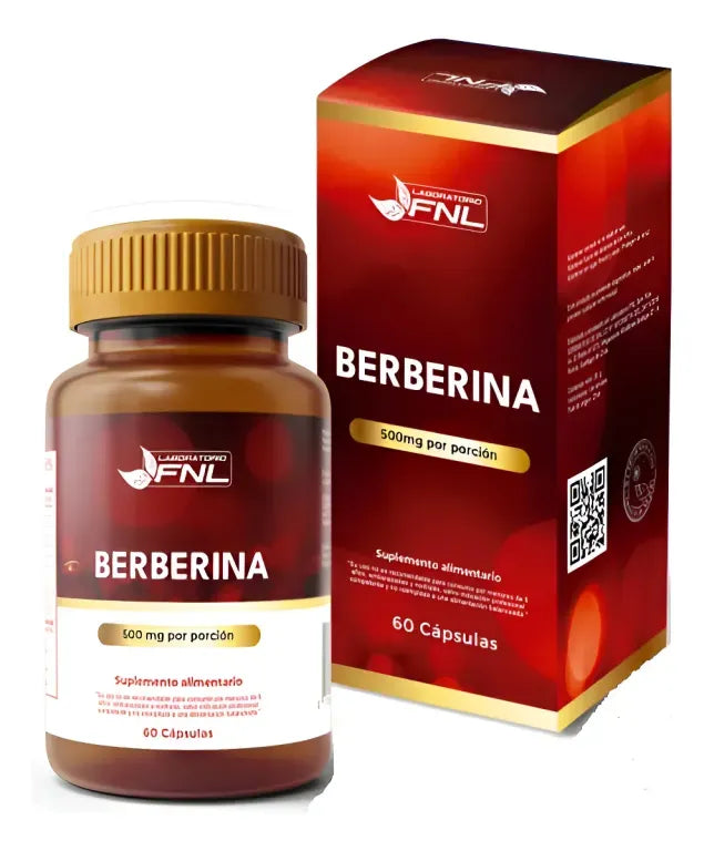 Berberina 500mg x 60 Capsulas - FNL - Farmacias San Martín