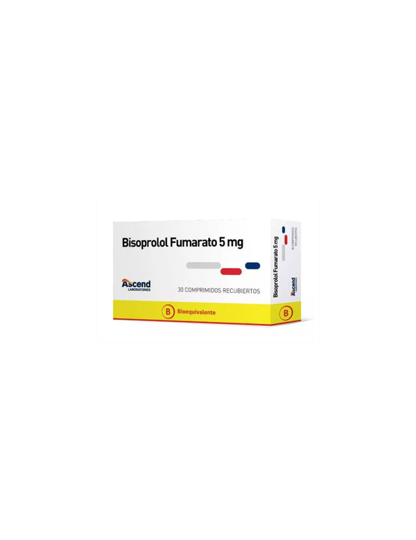 Bisoprolol 5mg x 30 Comprimidos Recubiertos