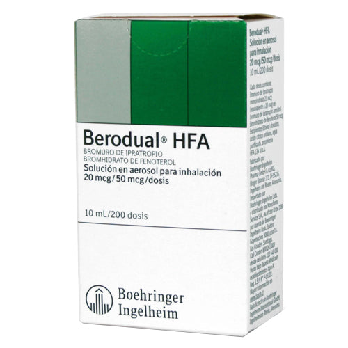 Berodual Hfa Inh 10 ml x 200 Dss - BOEHRINGER INGELHEIM - Farmacias San Martín
