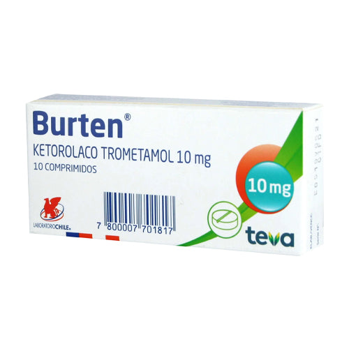 Burten 10Mg X 10 Com Primidos Sublinguales - Teva
