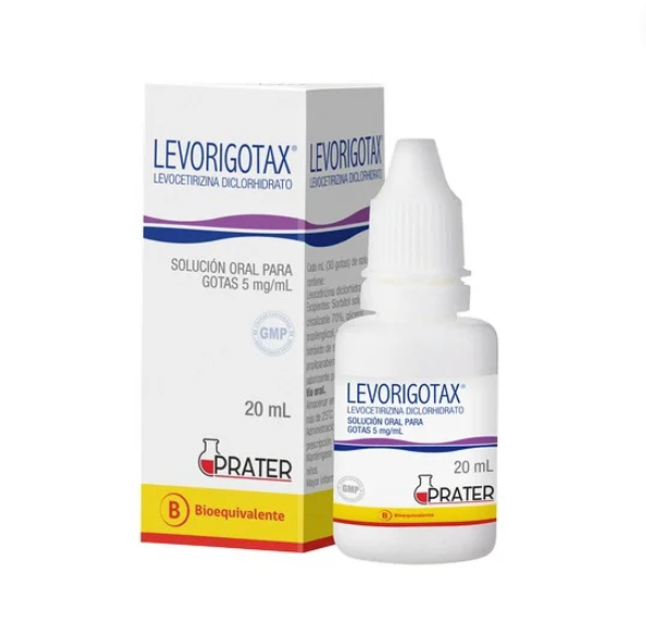 Levorigotax Gts 5mg/ml x 20 ml - PRATER - Farmacias San Martín