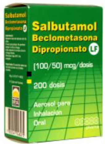 Salbutamol + Beclometasona Inh x 200 Dss