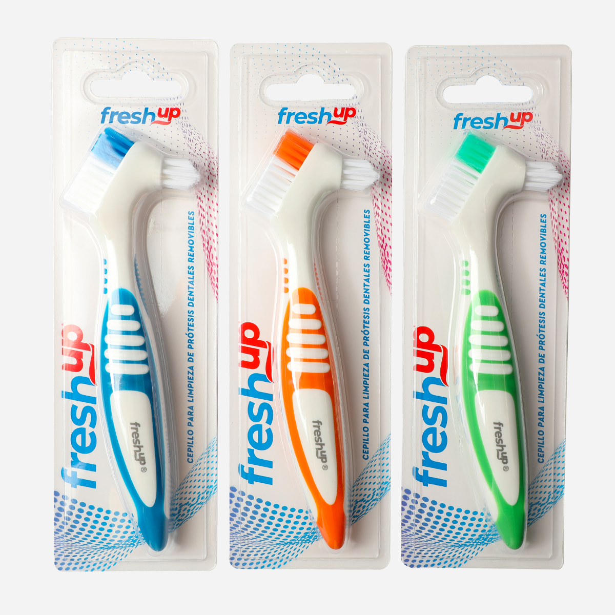 Cepillo para Protesis Dentales - FRESH UP - Farmacias San Martín
