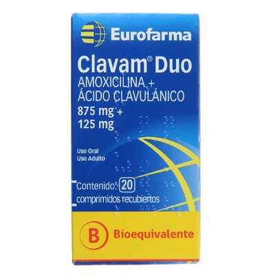 CLAVAM DUO COM 875/125 MG X 14