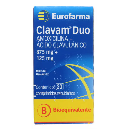 Clavam Duo Com 875 Mg/125 mg x 20