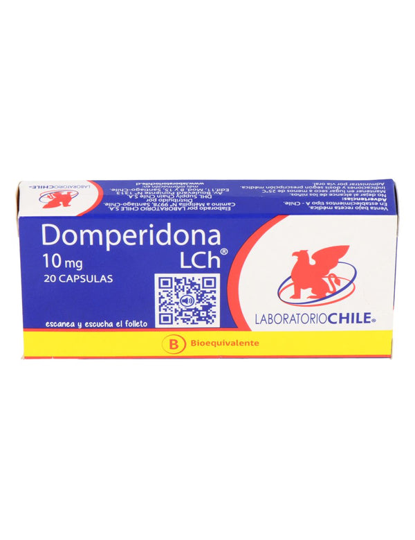 Domperidona 10mg x 20 Capsulas