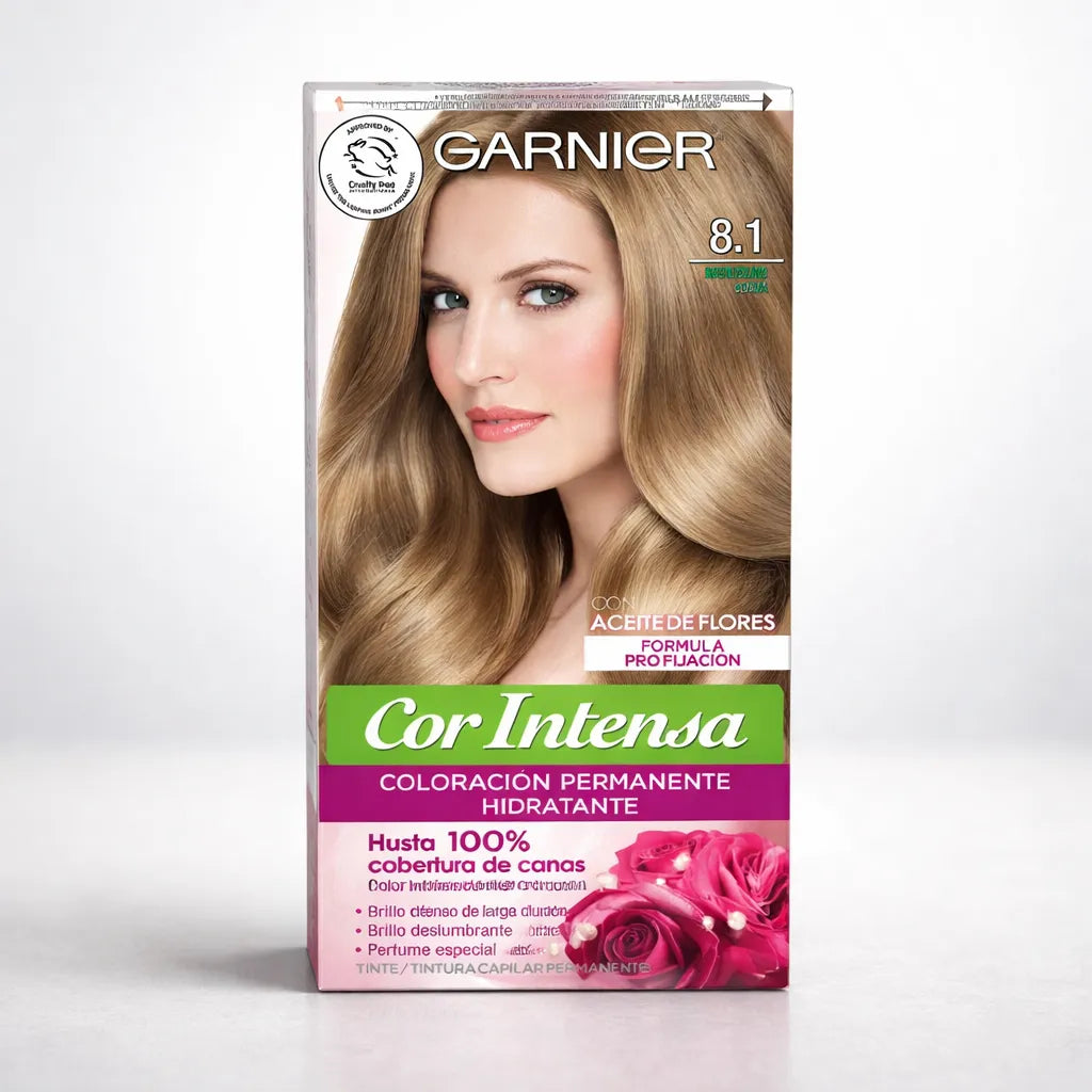 GARNIER COR INTENSA 8.1 RUBIO CLARO CENIZO