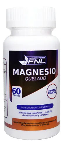 Magnesio Quelado 1080mg x 60 Caps - FNL - Farmacias San Martín