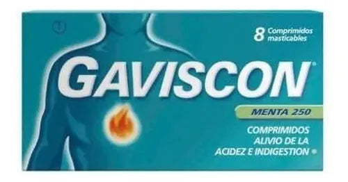 Gaviscon Menta Com x 8