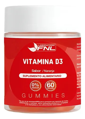 Vitamina D3 Naranja x 60 Gomitas