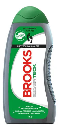 Imagen del producto Brooks Silver Talco Pies 120 g de DAVIS