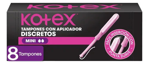 Kotex Tampones con Aplicador Mini
