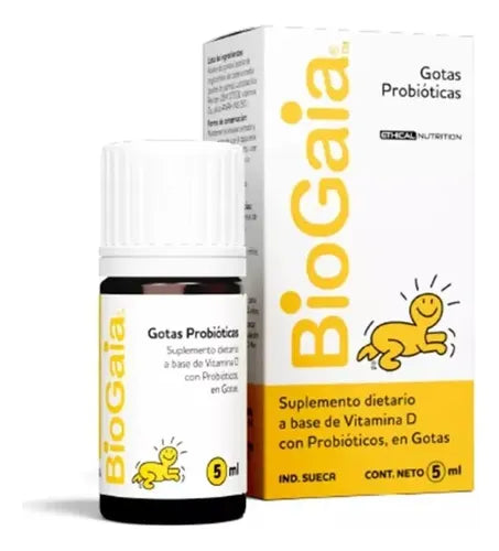 Biogaia + D3 Gotas Orales 5ml - Farmacias San Martín