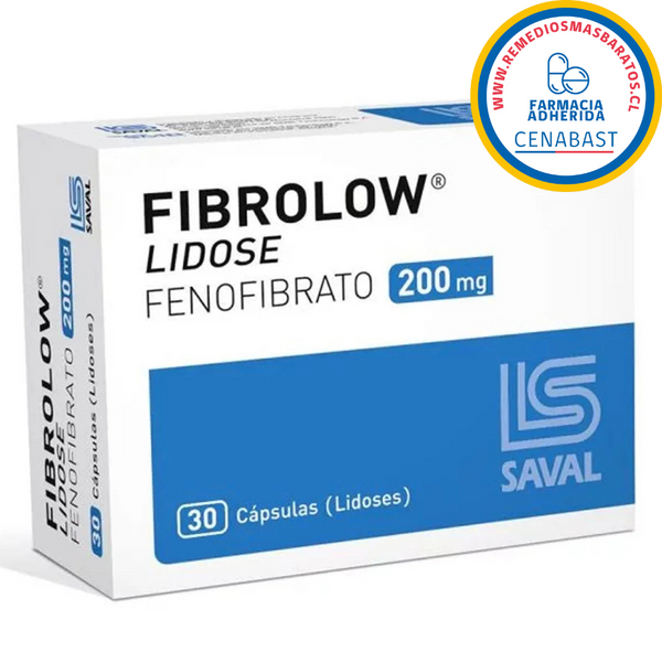 Cenabast - Fibrolow 200mg x 30 Capsulas