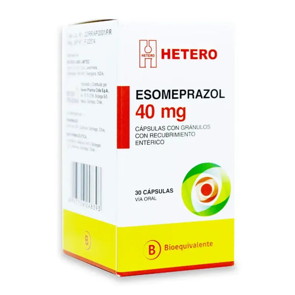 Esomeprazol 40mg x 30 Capsulas con Granulos Lib Prolong