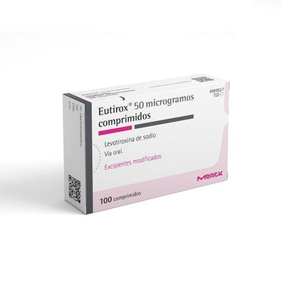 EUTIROX 50MCG X 100 COMPRIMIDOS