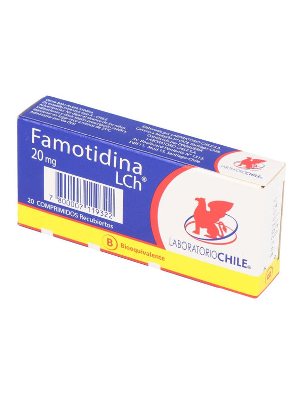 Famotidina 20mg x 20 Comprimidos Recubiertos