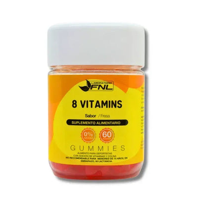 8 VITAMINS FRESA X 60 GOMITAS