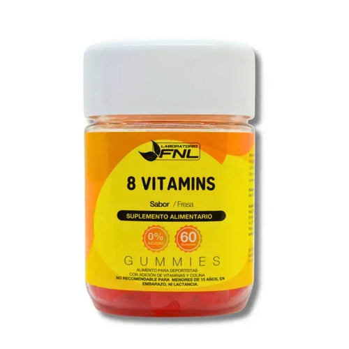 Imagen del producto 8 Vitamins Fresa x60 Gomitas de FNL