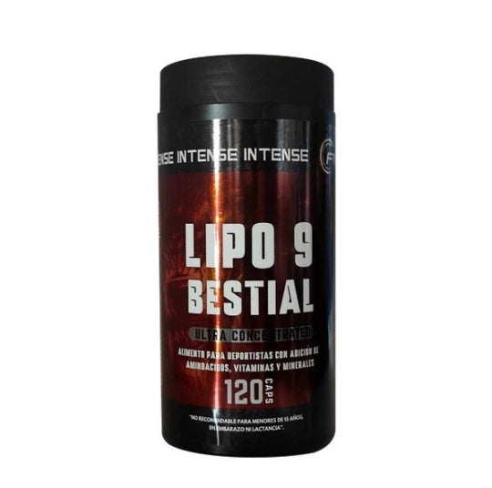 Lipo 9 Bestial x 120 Capsulas
