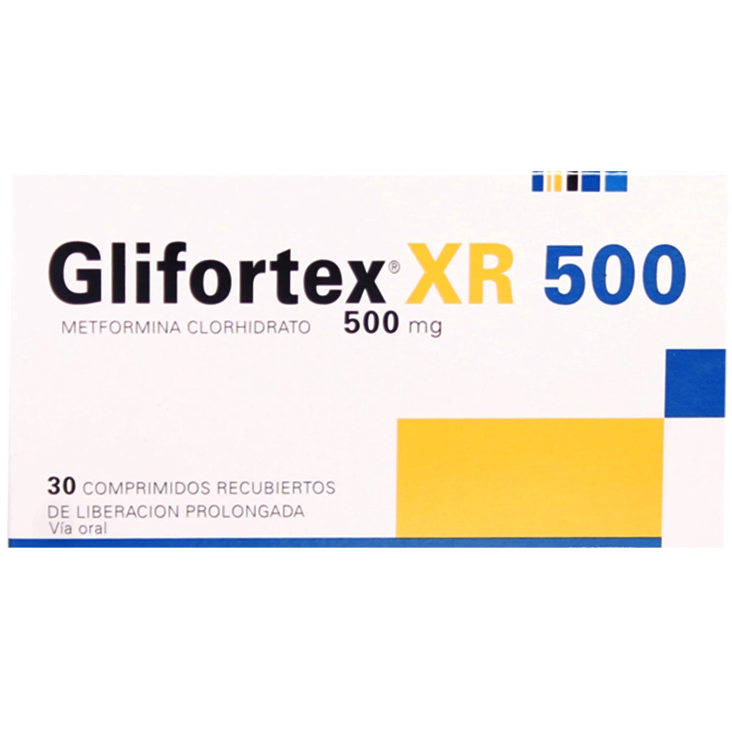 Glifortex Xr 500 mg x 30 Comp - MEGALABS - Farmacias San Martín
