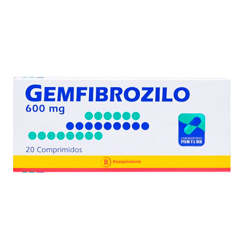 Gemfibrozilo 600mg x 20 Comprimidos