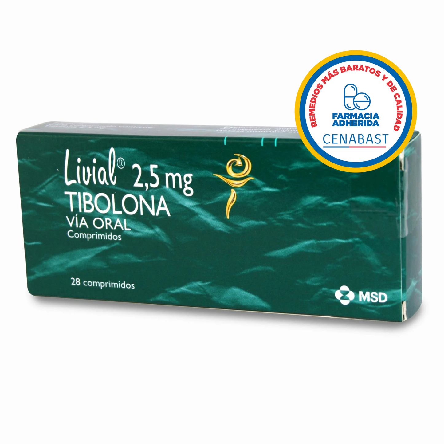 Imagen del producto Livial 2.5 mg x28 comp. de ORGANON