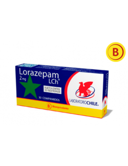 Lorazepam 2mg x 30 Comprimidos