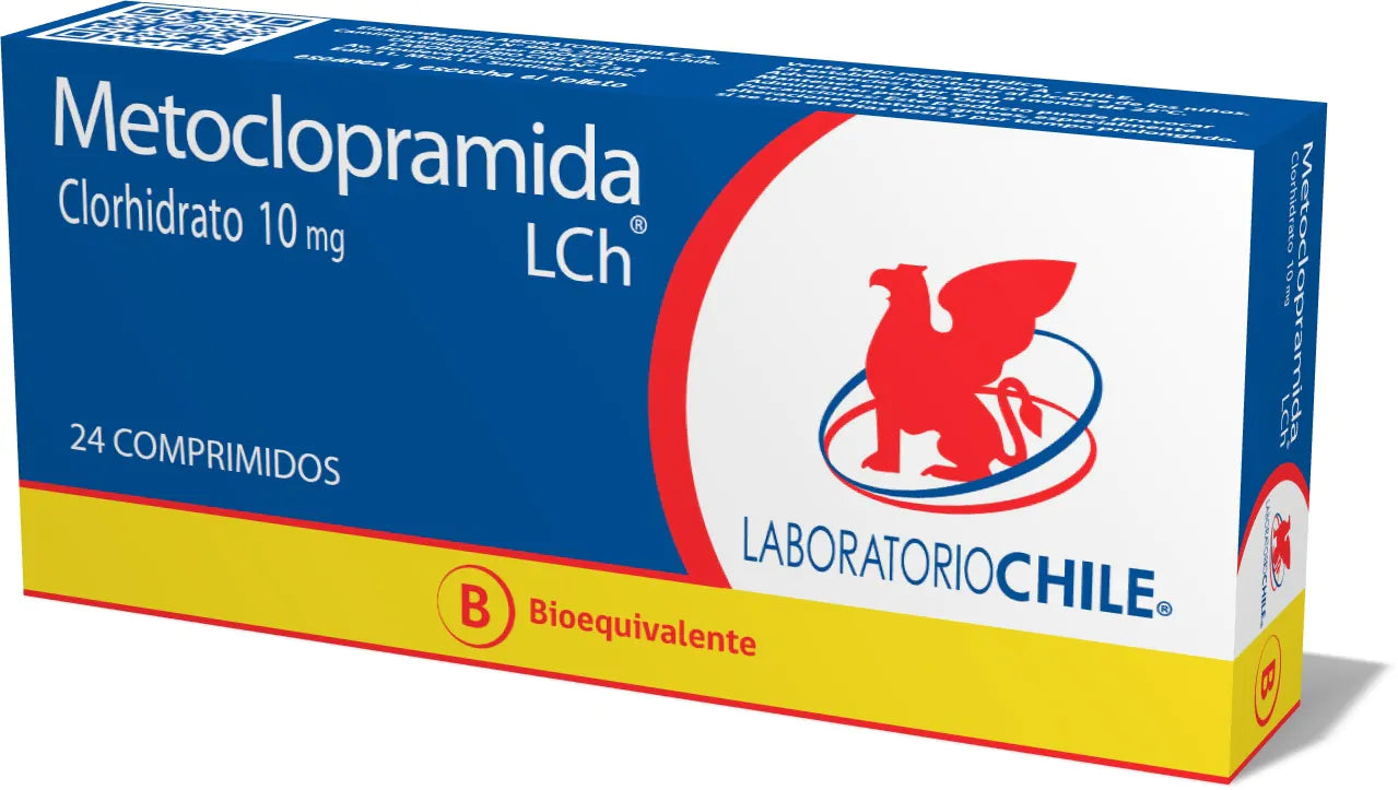 Metoclopramida 10Mg X 24 Comprimidos - Chile