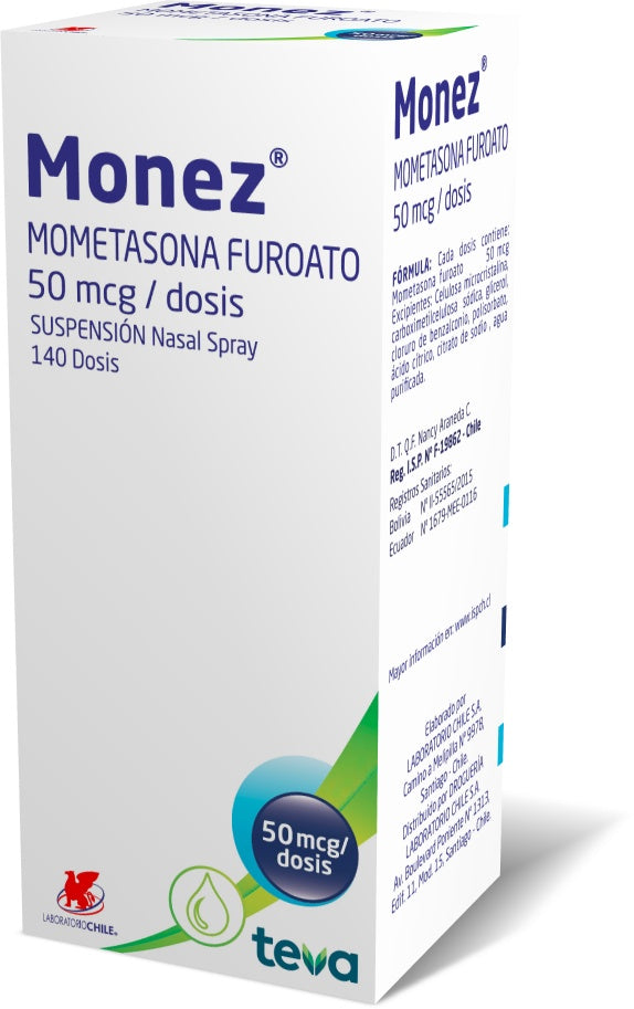 Monez Spy Nas 50 Mcg X 140 Dss - Farmacia